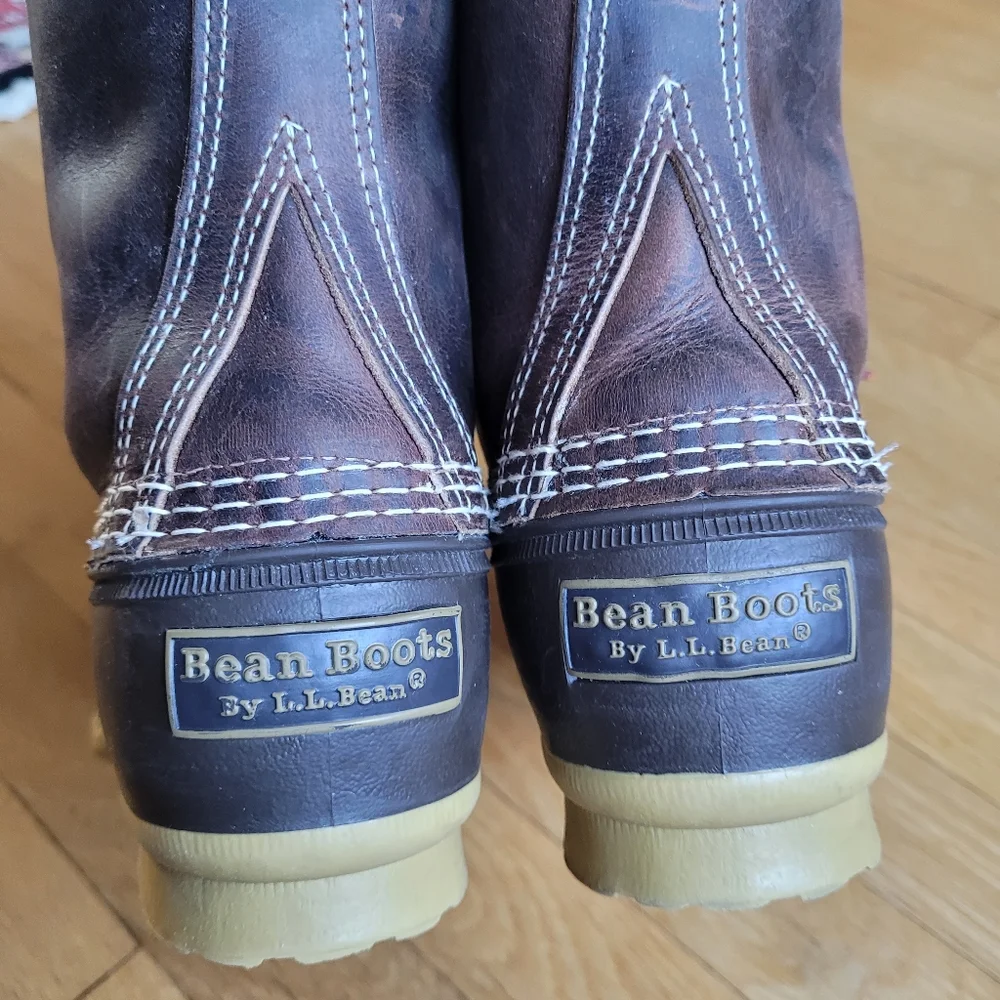 L.L.Bean Plaid Flannel Lined 8